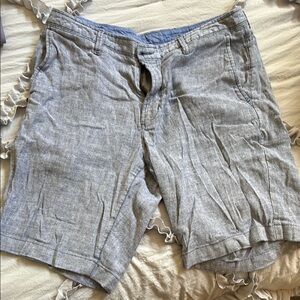 Tommy Bahama Men's Gray blue Linen Shorts